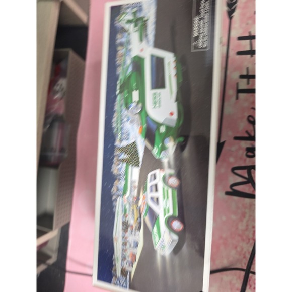 RARE VINTAGE 2012 Hess Helicopter And Rescue Truck New In Original Box. 15 - Picture 3 of 6